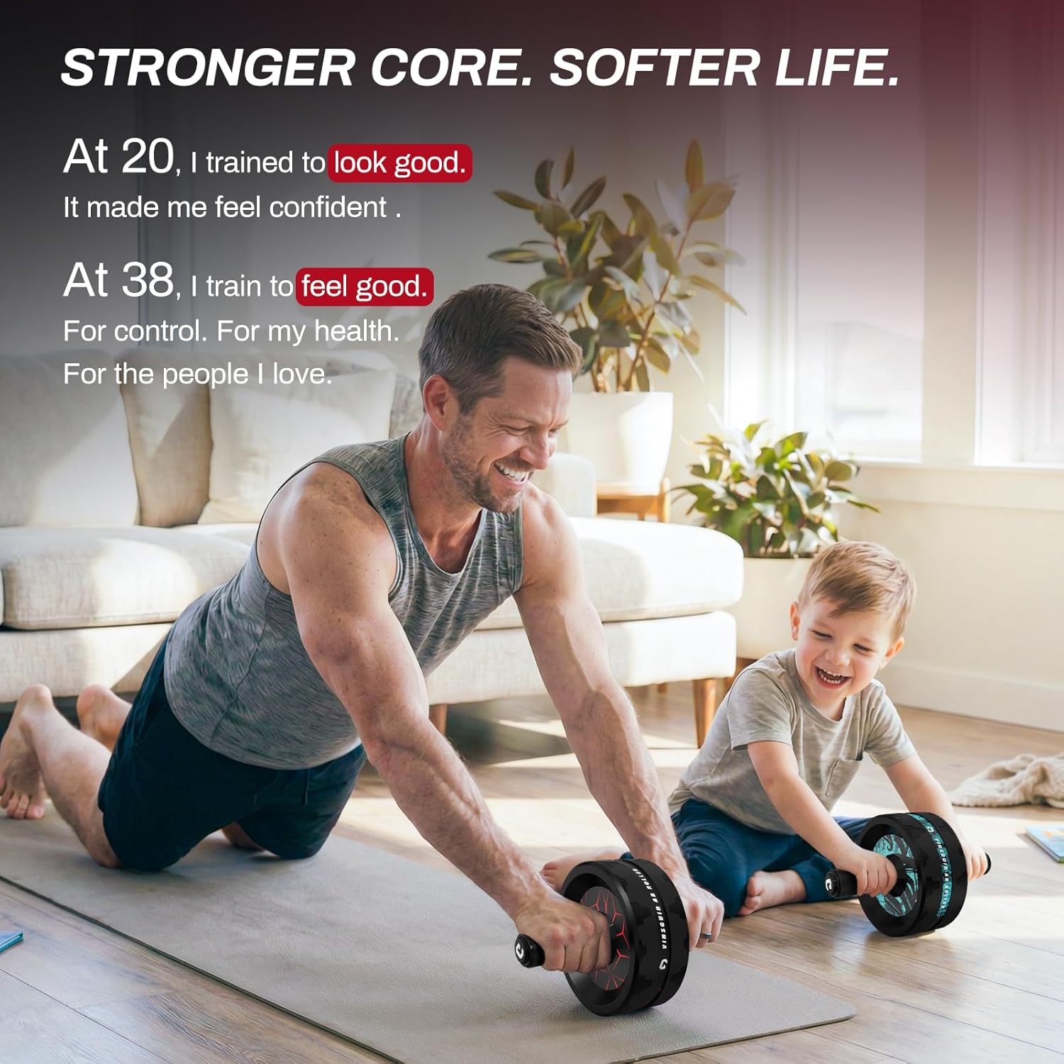 VINSGUIR Ab Roller Wheel, Abs & Core Workout Equipment - Image 5