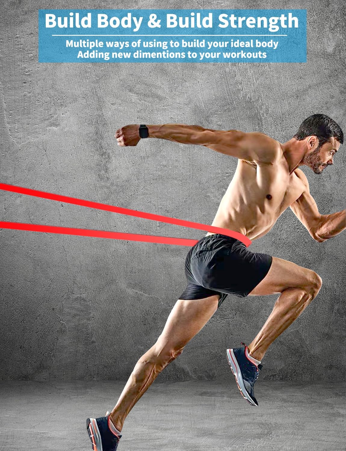 Pull Up Resistance Bands Set - Heavy Duty Assist Bands for Exercise, Stretching and Mobility - Image 4